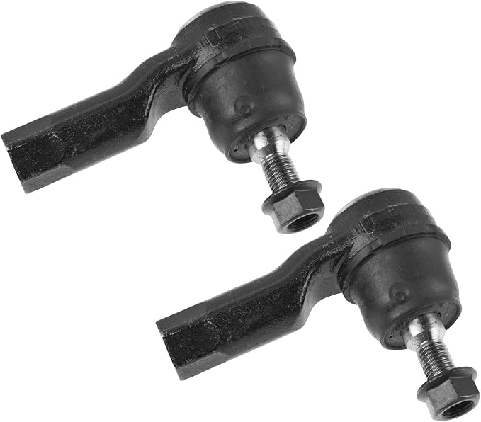 TRQ Outer Driver and Passenger Side Tie Rod Set 2 Piece Compatible with 2007-2019 Mitsubishi Outlander 2011-2019 Mitsubishi Outlander Sport 2019 PHEV