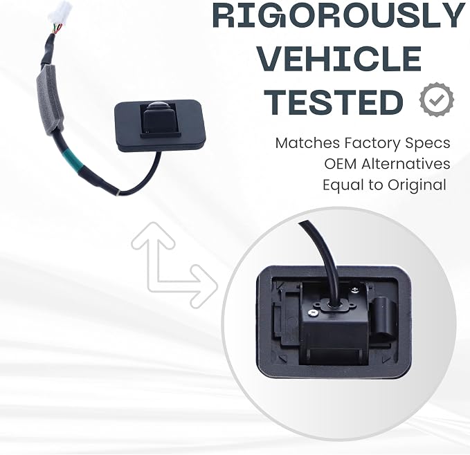 Backup Camera Replaces for 2019-2023 Nissan Altima w/AVM OE Part # 284426CA3B, 284426CA0A, 284426CA2A (28442-6CA3B, 28442-6CA0A, 28442-6CA2A)