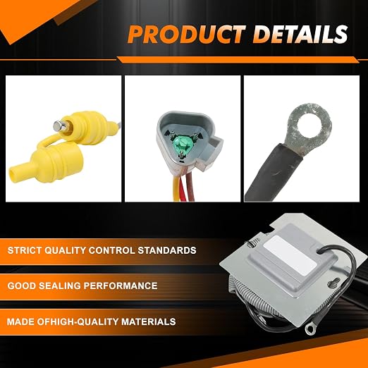 On Board Computer OBC 101909901 48V 3-Pin Plugs Compatible with Club Car Precedent DS Models 1998‑2004 After-Market Parts