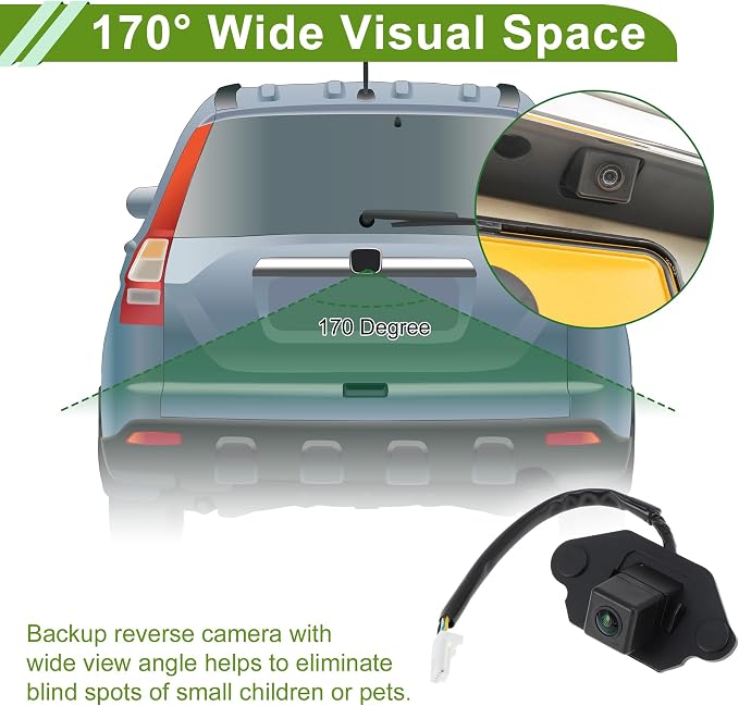 ACROPIX Car Park Assist Camera Rear View Backup Reverse Camera for Nissan Qashqai 2008-2015 No.28442EY00A