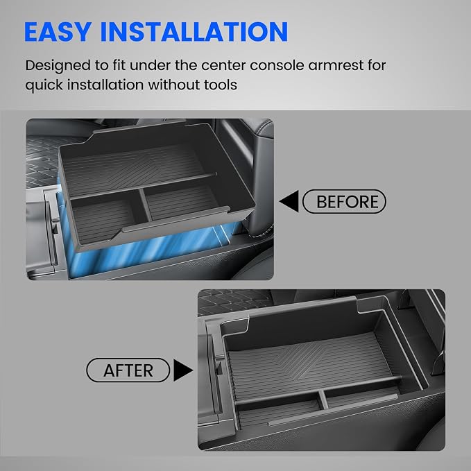 Center Console Organizer for 2026 Nissan Sentra for 2026 Sentra (S,SL,SV,SR) Armrest Box Organizer Accessories