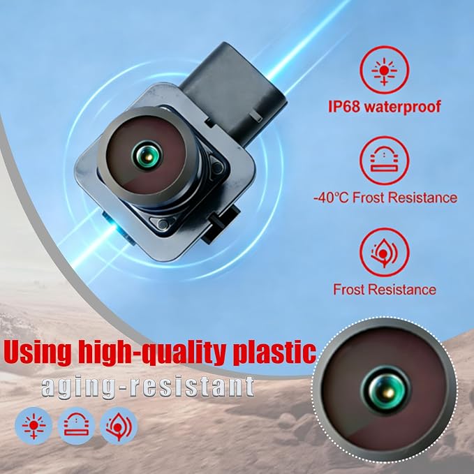 No. DV4T-19G490-AB Rear View Backup Reverse Parking Camera/Rear View Camera | Compatible with Ford Escape Kuga 2013-2017 Reverse Park Assist Camera Replaces DV4T19G490AB EV4T-19G490-CA EV4T19G490CA