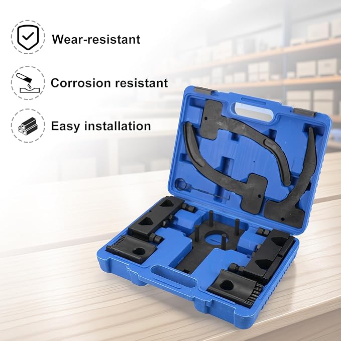 RYANSTAR RACING Camshaft Phaser Timing Chain Tool, Camshaft Holding Tool Crankshaft Pulley Wrench Compatible with Chrysler Jeep VW Dodge 3.6L Pentastar Engine Replace 2025200090 10198A 10202 10200A