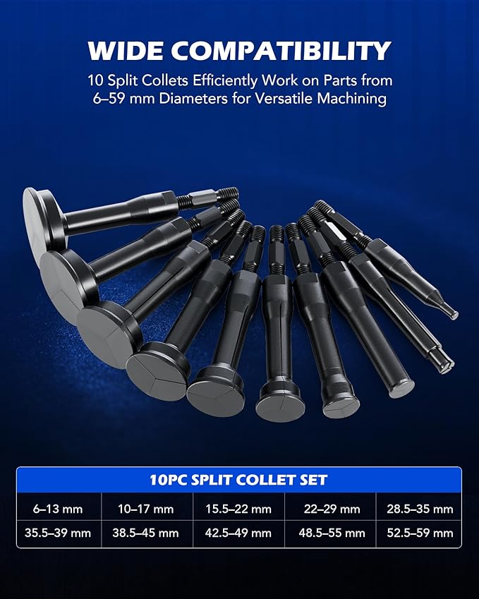 Orion Motor Tech Blind Hole Collet Bearing Race and Seal Puller Extractor Kit, Slide Hammer Pilot Insert Inner Bearing Removal Tool Set, 16 Pieces