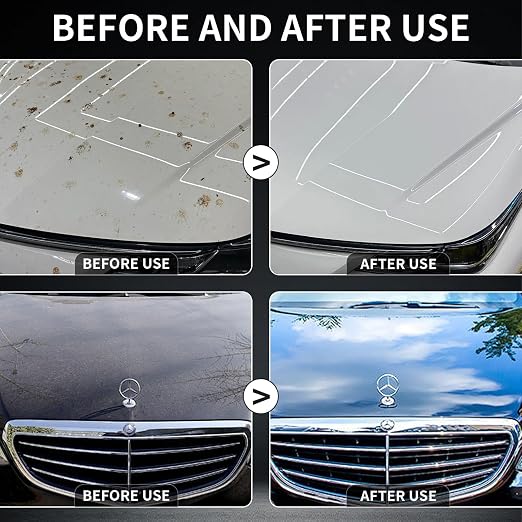 SOPAMI Ceramic Coating Spray (2 Pack), Hydrophobic Car Wax for High Gloss Paint Protection, Water Beading Sealant and Quick Detailer for Paint, Glass, Plastic and Metal