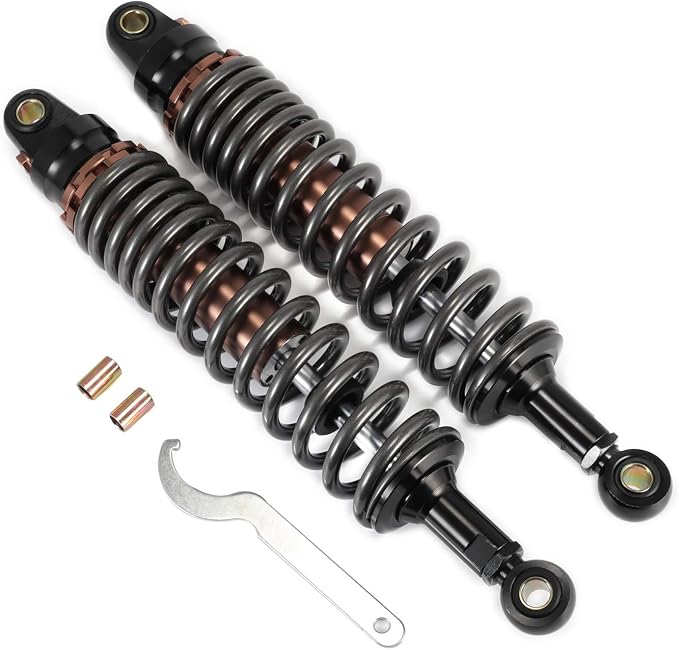 360mm 14.17 inch 8mm Spring Universal Motorbike Air Shock Absorber Rear Suspension ATV Quad Scooter Dirt Bike For YZF-R1 YZF-R6 YZF-125 XC EXC XCF