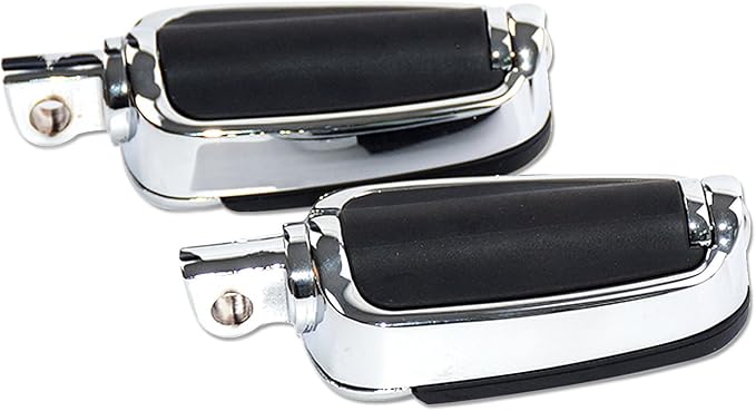 Motorcycle Front Rear Driver Passenger Floorboard Foot Pegs Kit Fit For Harley Touring Road King Electra Glide Street Glide Road Glide 1986-2025 Trike 2008-2025 Softail FL 1986-2017 FLD 2012-2016