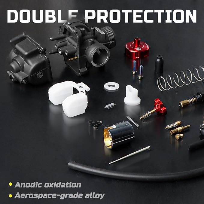 NIBBI Carburetor PE30 30mm Carburetor fit 250cc 300cc Motorcycle Engine with Carb Jets - For Dirt Pit Bike Mini Bike Motocross GY6