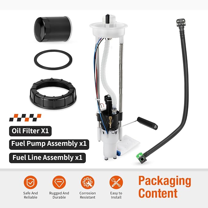 Fuel Pump & Line Assembly w/Oil Filter For Polaris Ranger 800 XP Crew 2011-2012 2521152 2204402