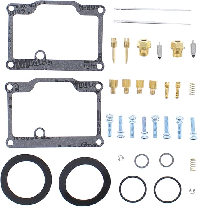 All Balls Racing 26-1811 Carburetor Rebuild Kit Compatible with/Replacement For Polaris 500 Classic Touring 1996-2000, 500 RMK 1997