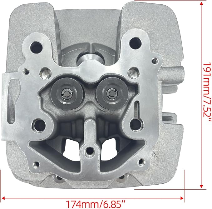 Top End Cylinder Head Kit Compatible with Honda TRX350 FE FM TRX350TE TRX350TM Rancher350 2000-2006 12200-HN5-M00 12200-HN5-670