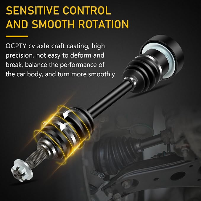 OCPTY CV Joint Half Axle Drive Shaft Assembly Compatible with 2002-2004 for Arctic 250 300 375 400 500 2X4 4X4 Front Left Right 2 Pack 1502-530