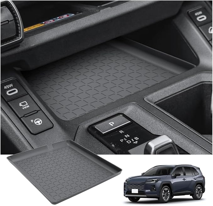 BIXUAN 2026 RAV 4 Front Center Console Organizer for 2026 Toyota RAV 4 Center Console Middle Console Console Tray 2026 RAV 4 Accessories