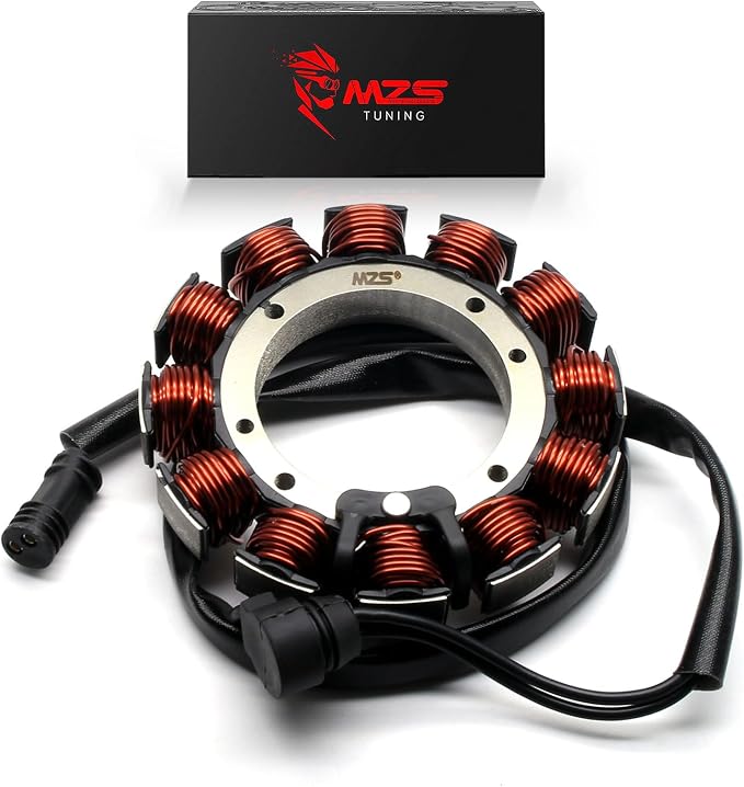 MZS Motorcycle Electric Stator Coil 29900068 Compatible With Sportster 883 XL 2014-2022 (Not for XL883R) / Sportster 1200 XL 2014-2022