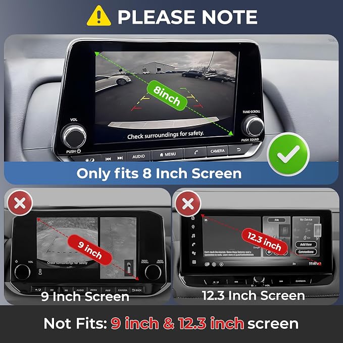 Dashboard Storage Tray Dash Organizer for Nissan Rogue 2026 2025 2024 2023 2022 2021(Fits for 8-Inch Screen), Interior Accessories Center Console Behind Screen Storage Box for 2021-2026 Rogue