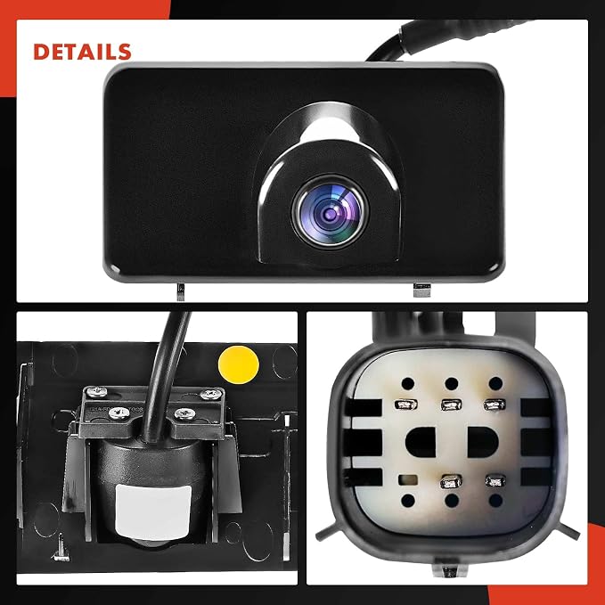 A-Premium Park Assist Camera Rear View Backup Reverse Camera Compatible with Select Ford Models - 2009-2014 Expedition - Replace# 9L1Z19G490B
