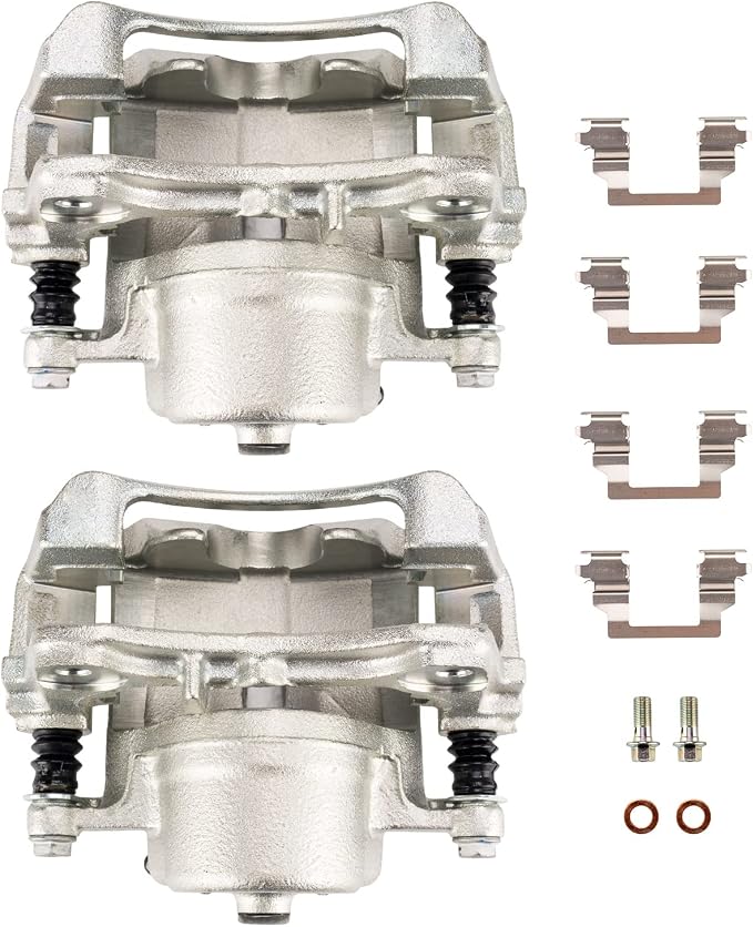 KAX Disc Brake Caliper Assembly Fit for Chevrolet Malibu 2004-2012, Pontiac G6 2005-2010, Saturn Aura 2007-2009, Pontiac Solstice 2006-2009, Saturn Sky 2007-2010, Front Side