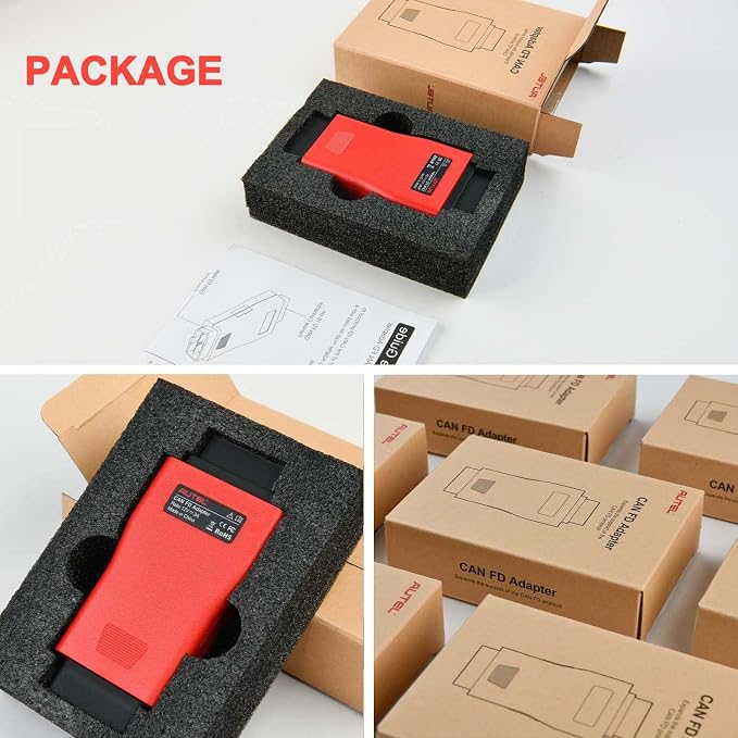 Autel CAN FD Adapter Support CAN FD Protocol for GM 2020+ for Ford for Chevrolet for Lincoln Compatible MaxiFlash Elite J2534-VCI VCI100 VCI Mini Maxisys Elite 908 Series 906 Series
