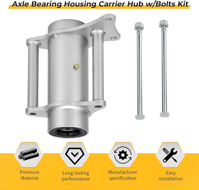 M MATI Rear Axle Bearing Housing Carrier Hub w/Bolts Kit for Yamaha Blaste-r 200 YFS200 1988-2002 2XJ-25311-00-35 90101-10678-00