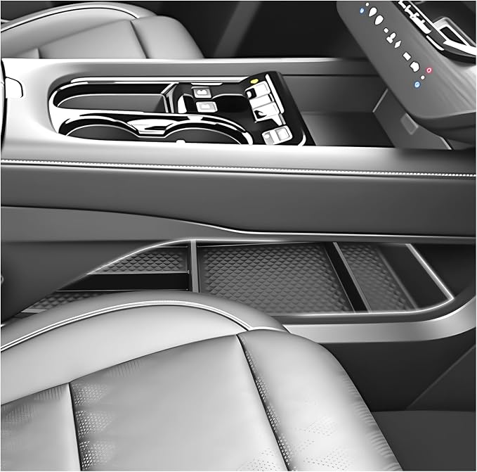 SXCY for 2025 2026 Nissan Murano Center Console Organizer for 2025 2026 Nissan Murano Accessories 2025 2026 Murano Under Center Console Organizer Tray Lower Console Storage