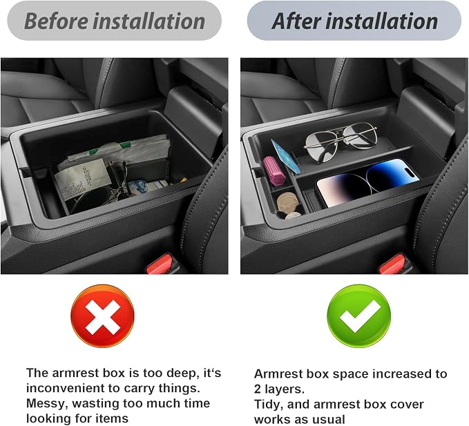 SKTU 3-Pack for 2026 Honda Passport Center Console Organizer for 2026+ Honda Passport Console Tray & Wireless Charging Mat & Cup Holder Honda Passport 2026 Accessories Console Non-Slip Pad