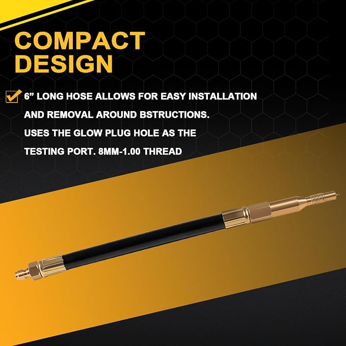 YMT Replace for SGT35450 Diesel Compression Tester Adapter Hose Fits for Ford Power Stroke V8 Engines 6.7L 2011-2022
