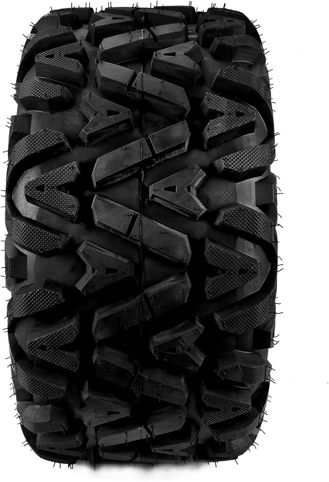 Torchbeam 26x11-12 ATV All Terrain Tires, 6Ply Bias UTV Mud Tires for Quad, UTV and Side by Side Hybrid Tread for Dirt, Snow and Trail Riding 2pack Z-199