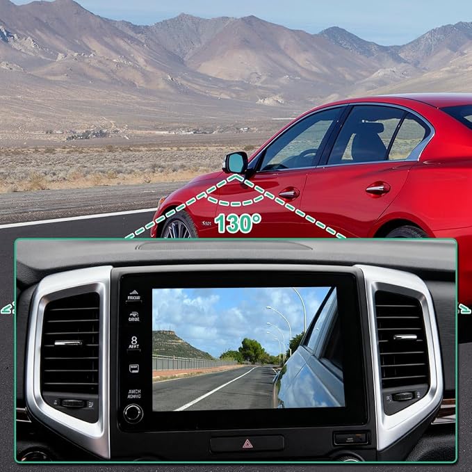 28419-5NA0A Side View Camera Replacement for Infiniti Q50 2.0L 3.0L 3.5L 2018-2019, Infiniti Q60 2.0L 2018 3.0L 2018-201 and Infiniti QX50 2.0L 2019, OE Side Cam Replaces 284195NA0A by GreenYi