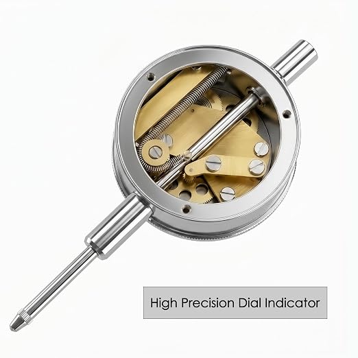 PEC Tools Precision Dial Indicator 0-1" Range, 0.0005" Resolution | Lug-On-Center Back