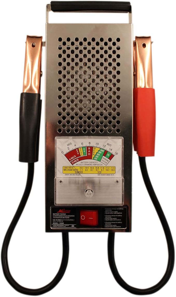 Milton 1260M 120 AMP Battery Tester, Chrome