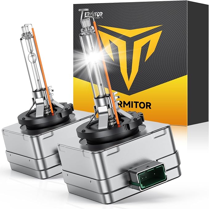 Termitor 2026 D3S HID Bulbs, 6000K Cool White, 800% Ultra-Bright, 6-Year Long Lifespan & Durable Performance, 35W 66340 42403 42302 Xenon Bulb Replacement, Special Bulbs, Pack of 2