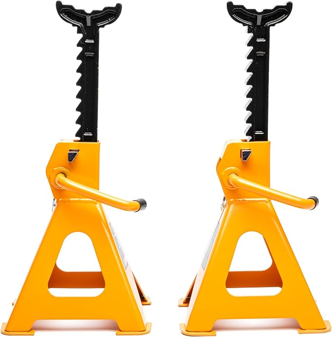 GEARWRENCH 2 Ton Ratcheting Jack Stands - Pack of 2 | GWJS2T