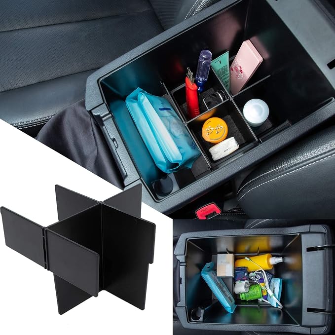 JDMCAR Compatible with Center Console Organizer, Divider and Glove Box Organizer Toyota 4Runner 2010-2021 2022 2023