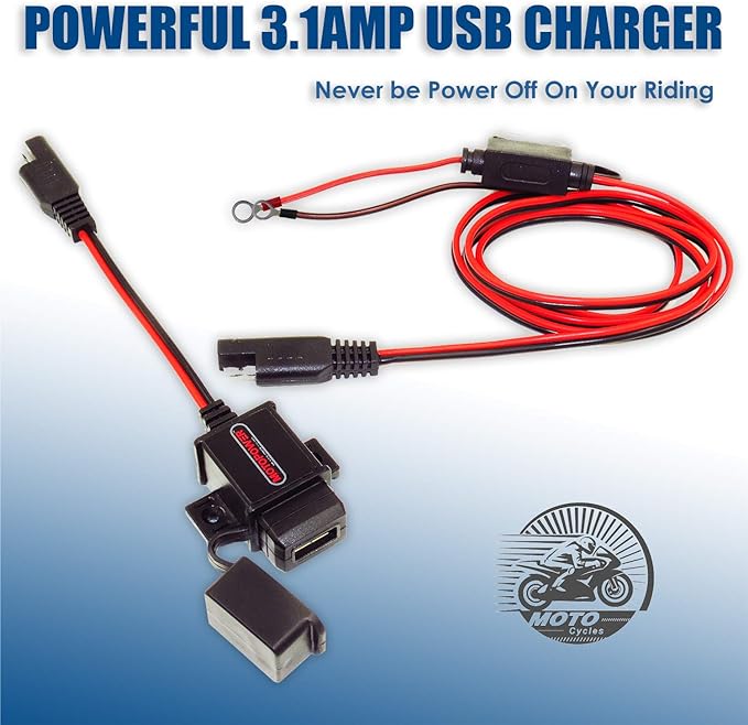 MOTOPOWER Vehicle Diagnostic Tool and Motorcycle USB Phone Charger