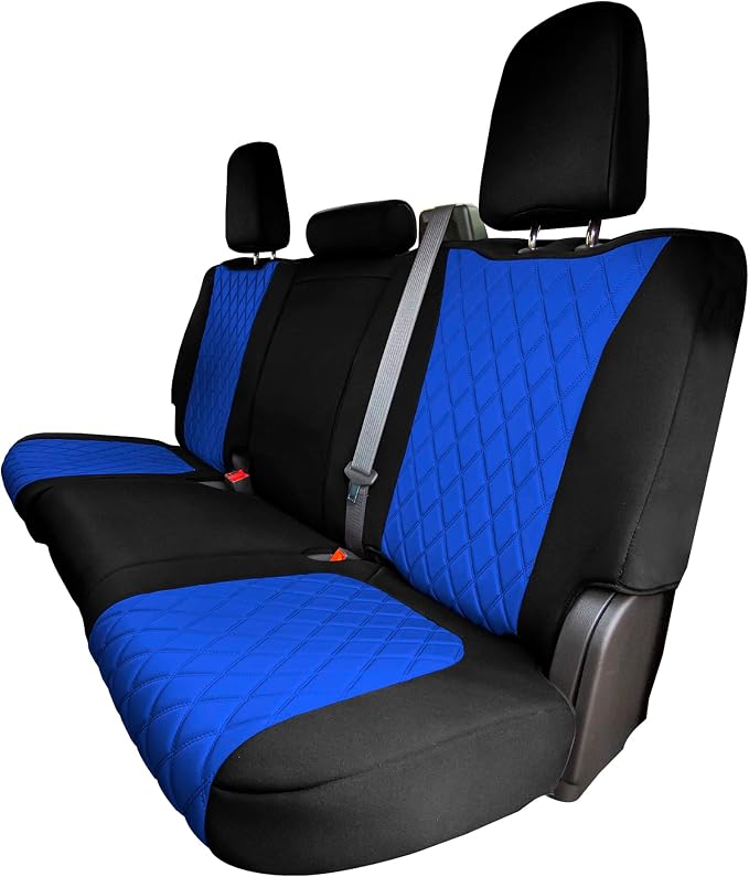 FH Group Custom Fit Car Seat Covers Specifically Made for 2019-2023 Chevrolet Silverado 1500 2500HD 3500HD RST | LTZ | HIGH COUNTRY Ultraflex Neoprene Water Resistant Seat Covers - Front Set Black