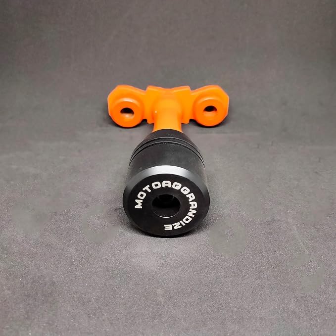 Motoaggrandize Frame Sliders Crash Protectors For Duke 250 | 390 [Generation 3 only] | Colour: Orange