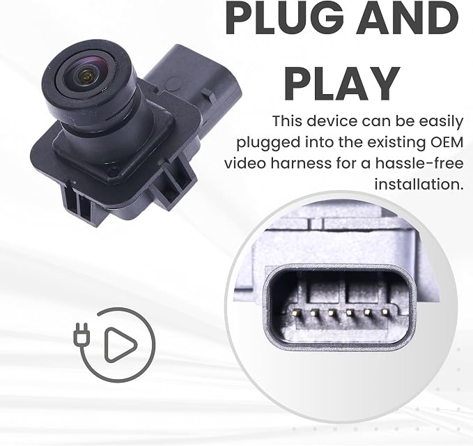 Backup Camera Replaces for 2013-2016 Lincoln MKZ/MKZ Hybrid OE Part # EP5Z-19G490-A, EP5T-19G490-AA, DP5Z-19G490-A