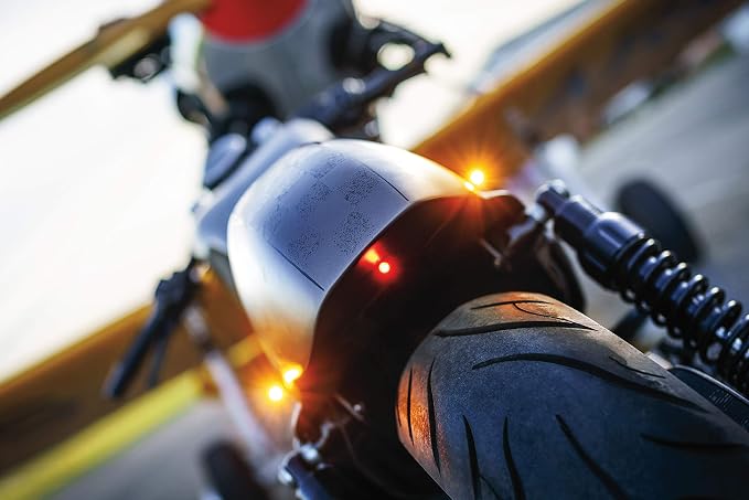Kuryakyn-2570 Motorcycle Lighting, Amber (Smoke Lens)