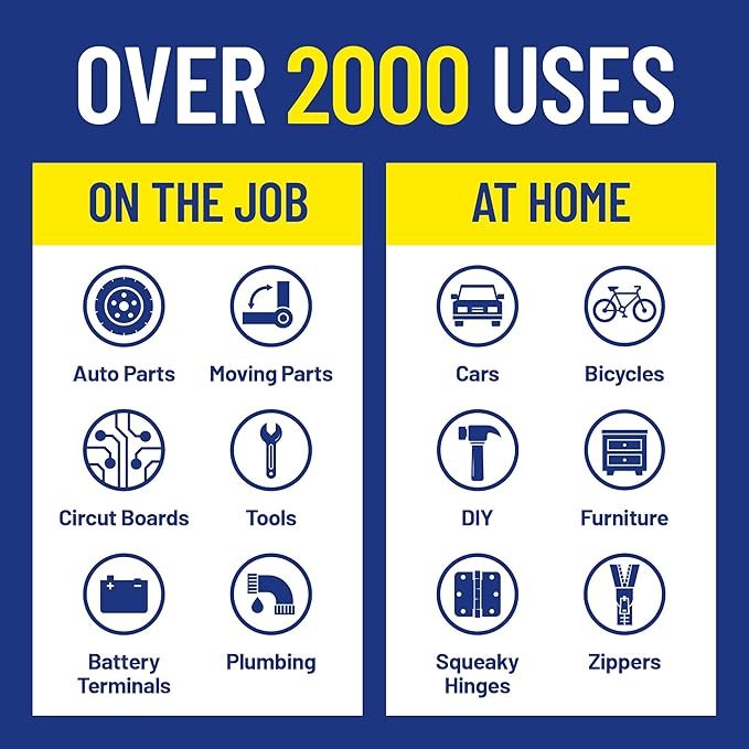 WD-40 Original Formula, Multi-Use Product, EZ-Reach Flexible Straw, 14.4 OZ [Twin-Pack]