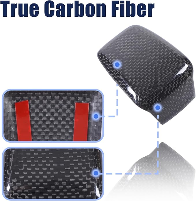 Carbon Fiber Central Steering Wheel Trim Strip Compatible with Alfa Romeo Giulia Stelvio Tonale 2020 2021 Steering Wheel Bottom Decoration Panel Cover Auto Accessories (Honeycomb Pattern)