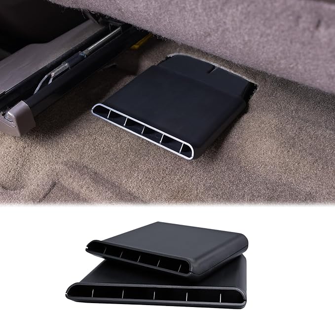 JKCOVER Center Console Organizer Storage Tray and Under Seat Vent Deflectors Compatible with 2014 2015 2016 2017 2018 Chevy Silverado/GMC Sierra 1500 2500 3500HD Accessories