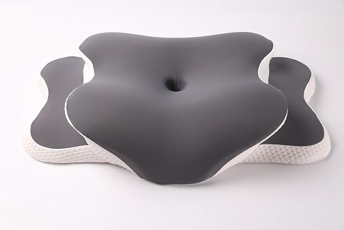 Orthopedic Cervical Neck Pillow for Sleeping Ergonomic Memory Foam Cooling Bed Pillow for Pain Relief, Neck Pillow for Side Back and Stomach Sleepers