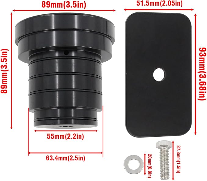 6L80E 6L80 6L90 Drum Tester 35R / 1-2-3-4 Drum Testing Tool Check Leaks and Cracks (Black)