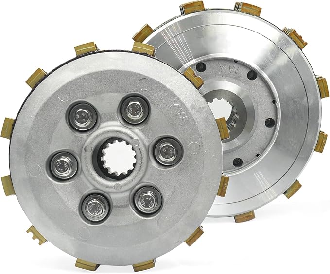 Clutch Kit & Friction Steel Plate for Yamaha Raptor 700 R 700R 2006-2024, Clutch Assembly OEM# 1S3-16351-00-00 1S3-16371-10-00