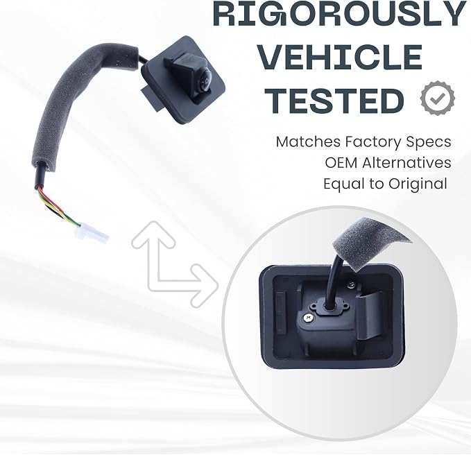 Backup Camera Replaces for 2019-2023 Nissan Altima w/o AVM OE Part # 284426CA0B, 28442-6CA0B