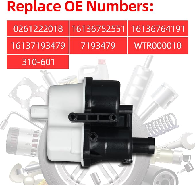 0261222018 Fuel Vapor Leak Detection Pump Compatible with BMW 128i 135i 325i 328i 330i 335i 525i 530i 550i 650i 750i X3 X5 X6 M3 M5 Replace OE 16136752551 310-601 16136764191 16137193479