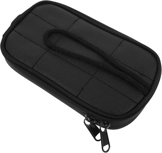 Happyyami Magnetic Motorcycle Tank Bag with PU Phone Case Small Touchscreen Pouch for Motorbikes Electric Bikes and Scooters All-weather Protection and Quick Access Storage