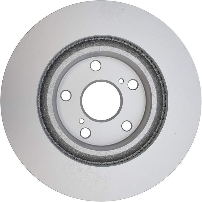 TRQ Front Brake Rotor Set Coated Compatible with 08-18 Toyota Avalon 07-17 Camry 09-18 RAV4 Japan Built Models 1st VIN Digit J 07-18 Lexus ES350 13-18 ES300h