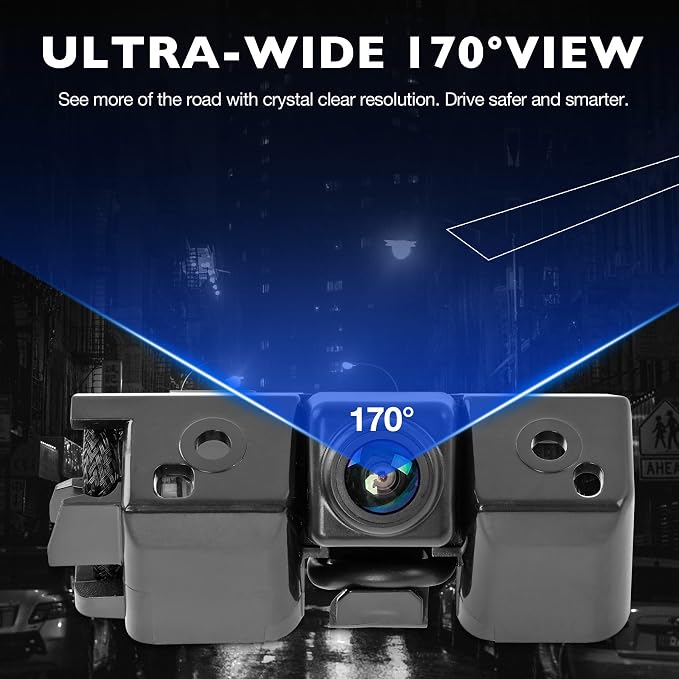 Backup Camera Compatible with 2016-2019 Chevy Silverado/GMC Sierra 1500 2500 HD 3500 HD, Replaces #84079952 23244435, Rear View Back up Camera with Park Assist, Plug & Play