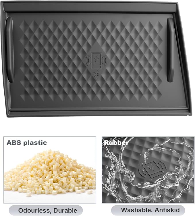 SKTU for 2025 2026 Nissan Murano Accessories Wireless Charging Mat for 2025 2026 Nissan Murano (SV/SL/Platinum) Center Console Non-Slip Pad 2025 2026 Murano Console Mat 2025 2026 Murano SL Accessories